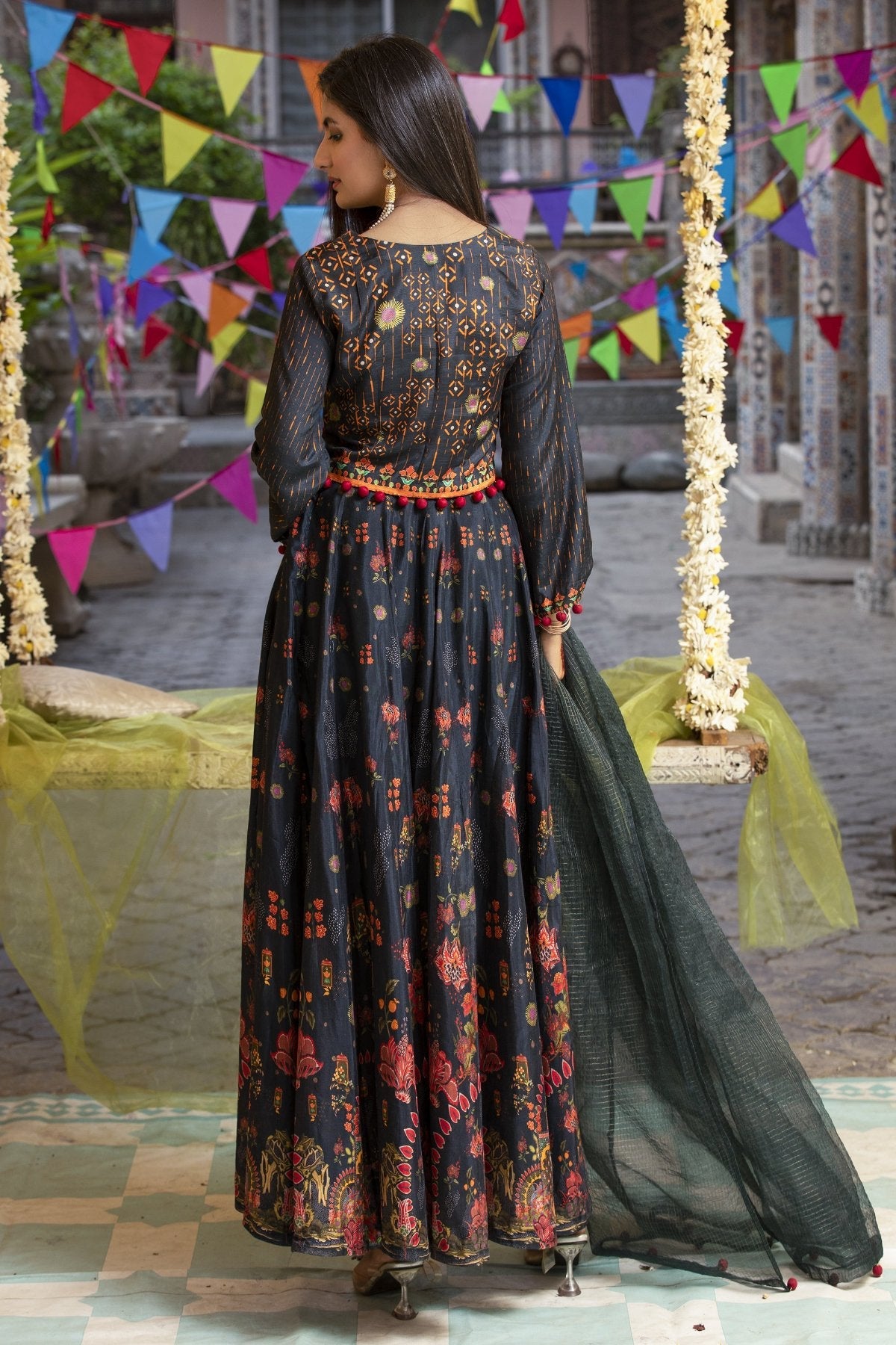 Black Silk Dress