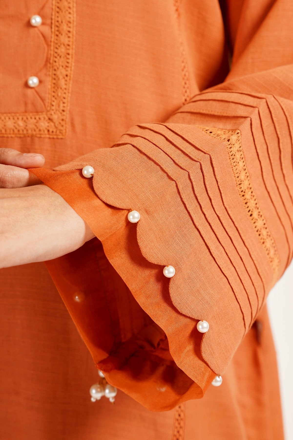 Mustard Khaddar 2-Piece Dress