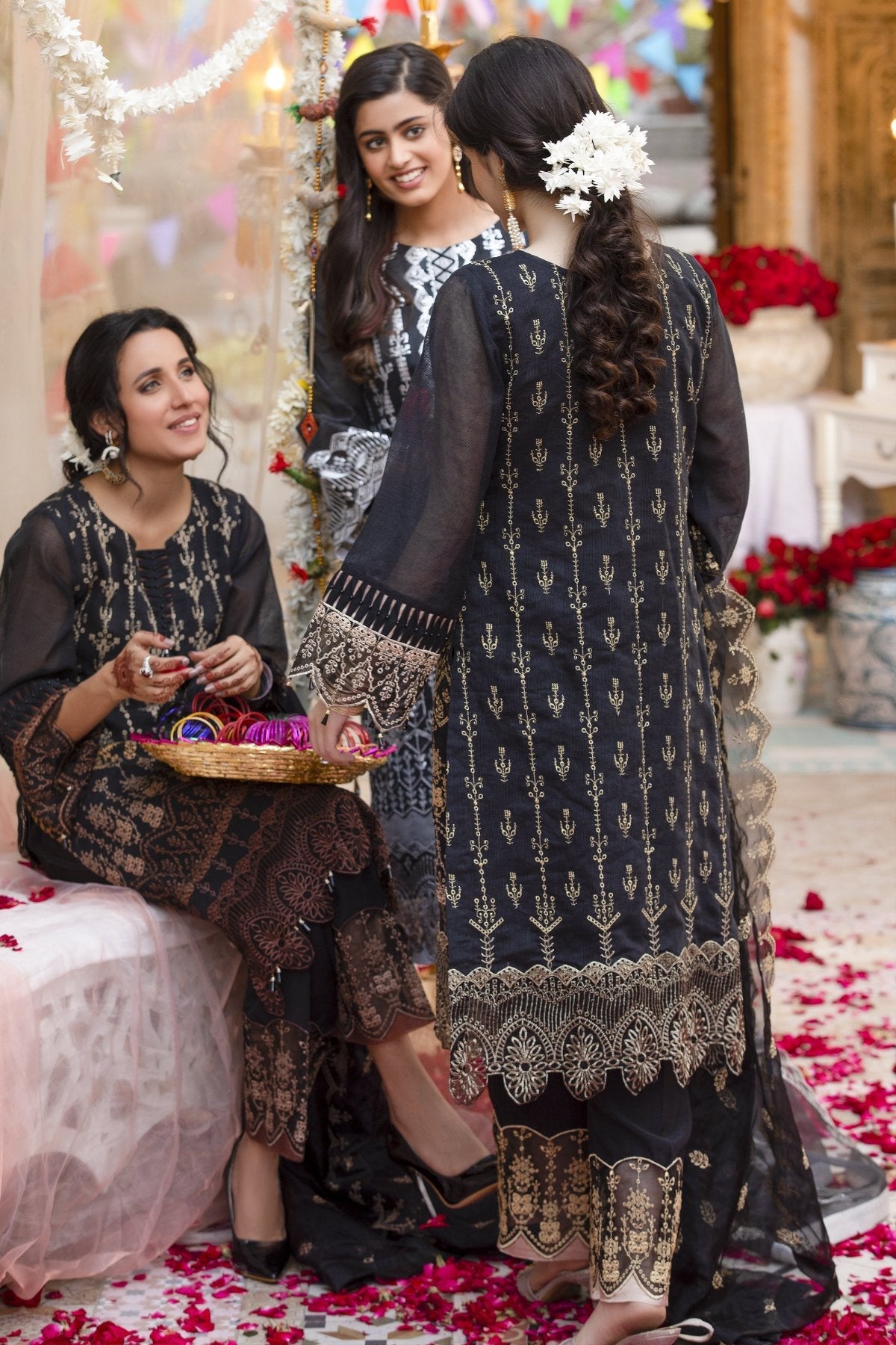 Embroidered Khadi Tila Dress
