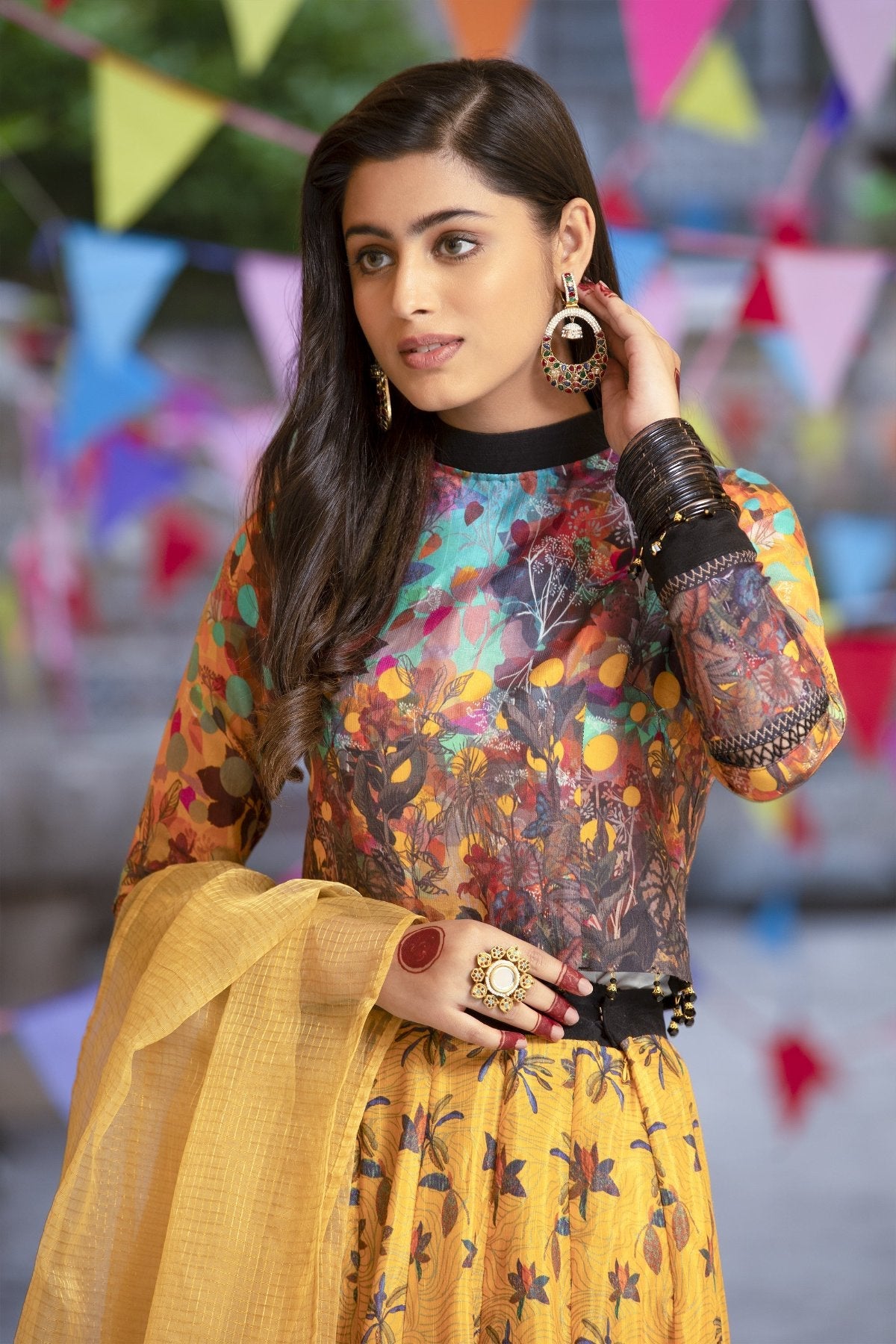 Mustard Silk Dress