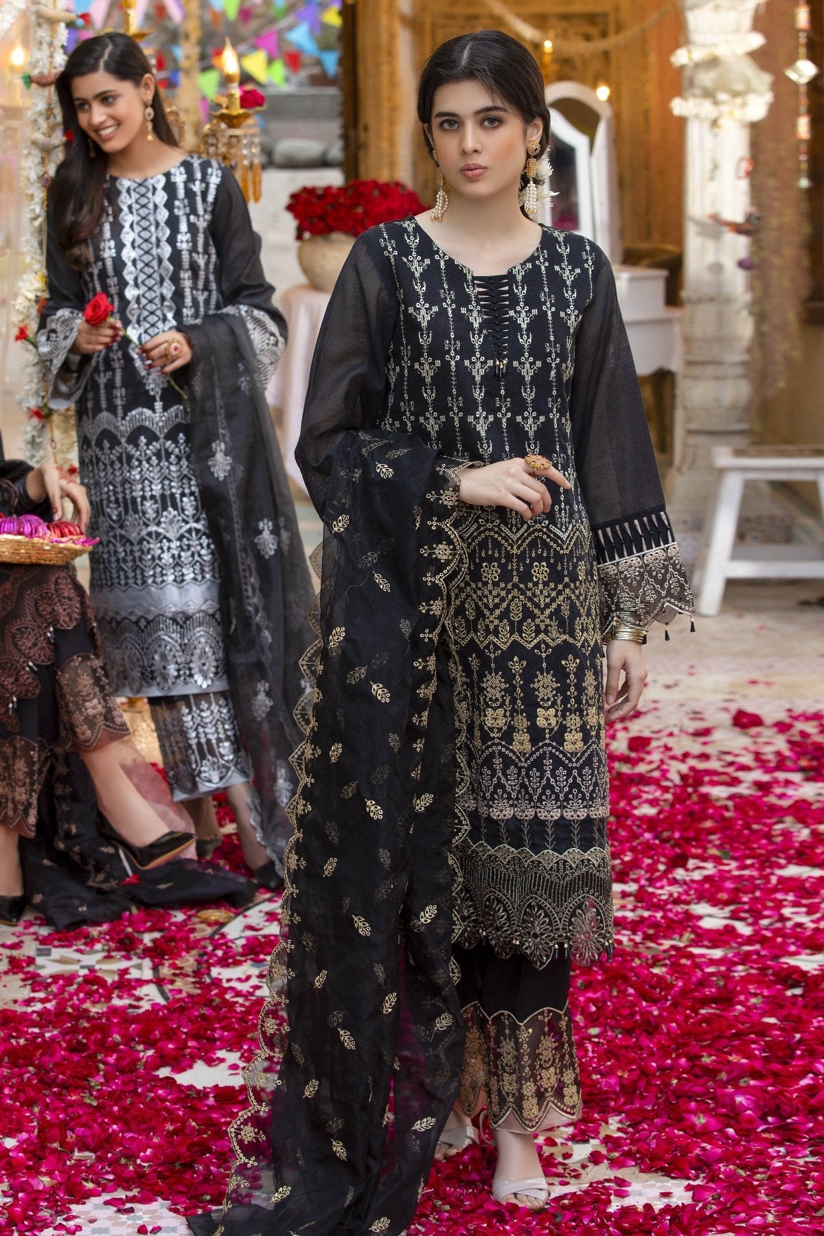 Embroidered Khadi Tila Dress