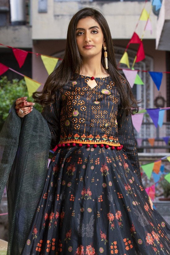 Black Silk Dress