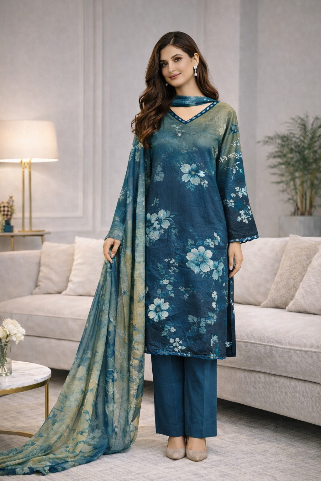Teal Blossom